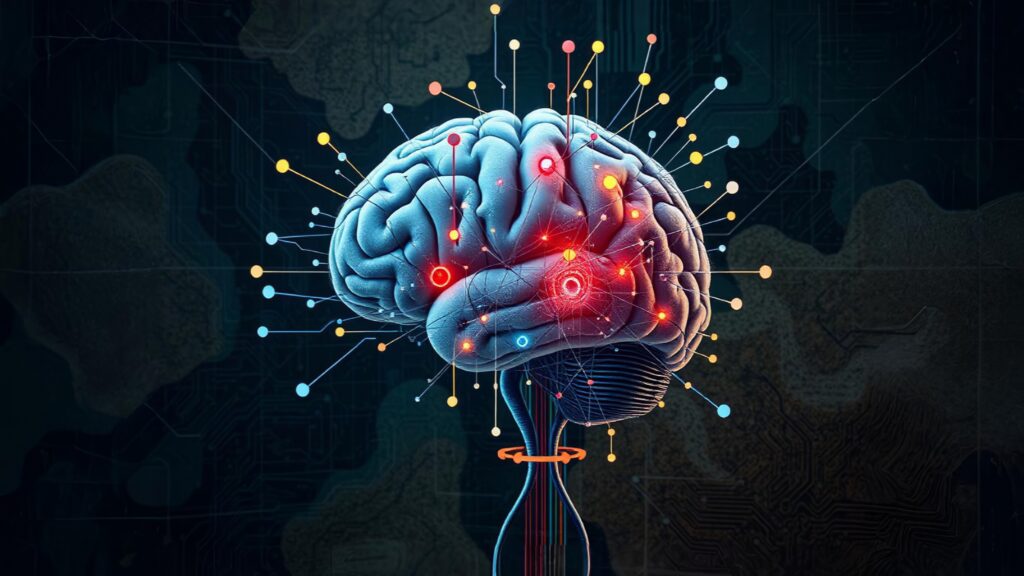 AI neural network integrated with human brain for mental health innovation