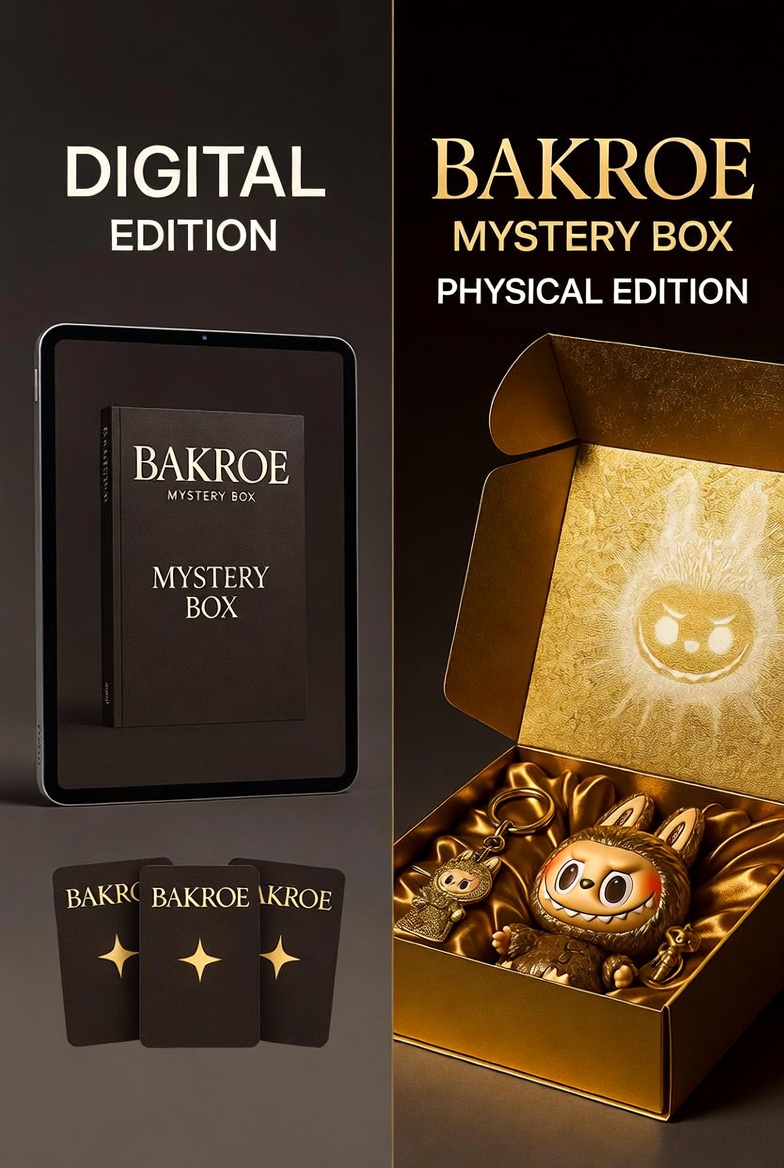 Bakroe Mystery Box digital vs physical edition