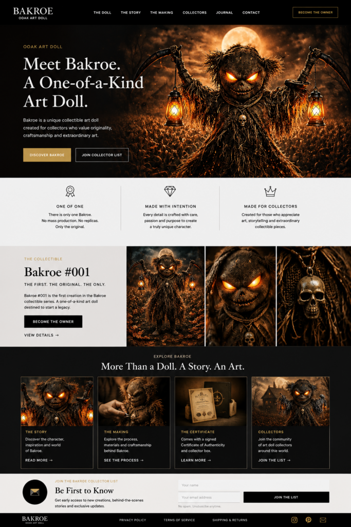 Bakroe OOAK Doll