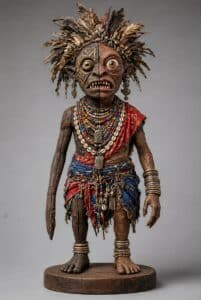 Bakroe #001 one-of-a-kind OOAK art doll